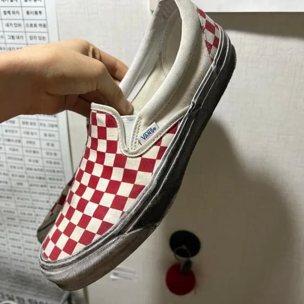 반스 스트레스드 볼트 체커보드 285