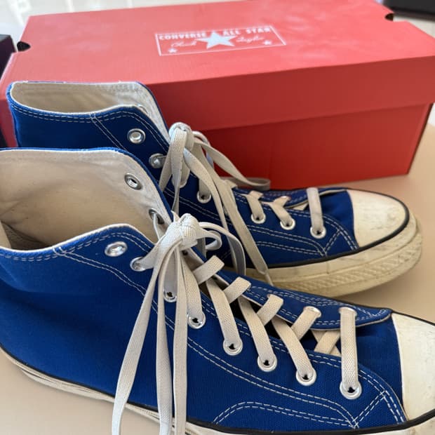 컨버스 척70 척테일러 하이 러쉬블루 295
