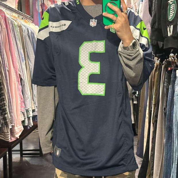 [IM] NFL NO.3 반팔져지 네이비