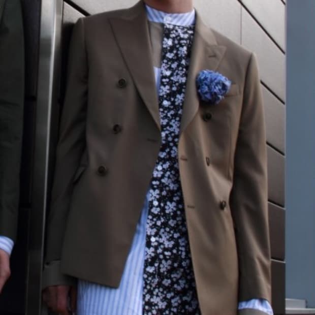 Ly Adams 더블 브레스티드 블레이저 자켓 48 메이드인이태리