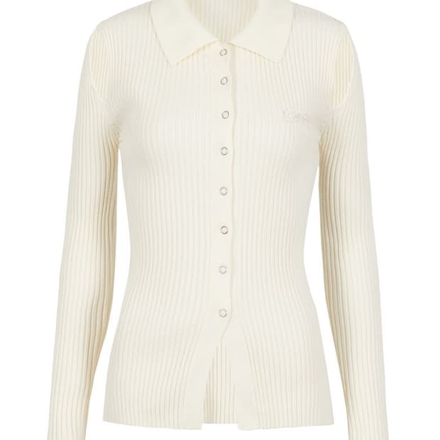 비터셀즈 슬릿 골지 니트 아이보리 새상품