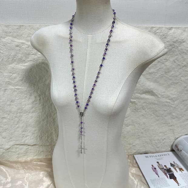 빈티지 오리엔탈 십자가 목걸이