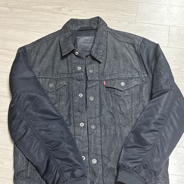리바이스 데님트러커 ma-1자켓