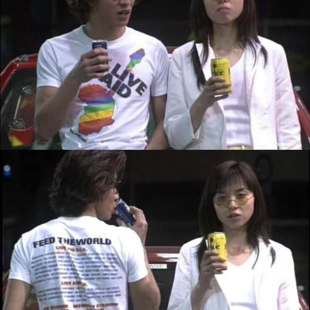 80s 빈티지 Live aid 티셔츠 XL