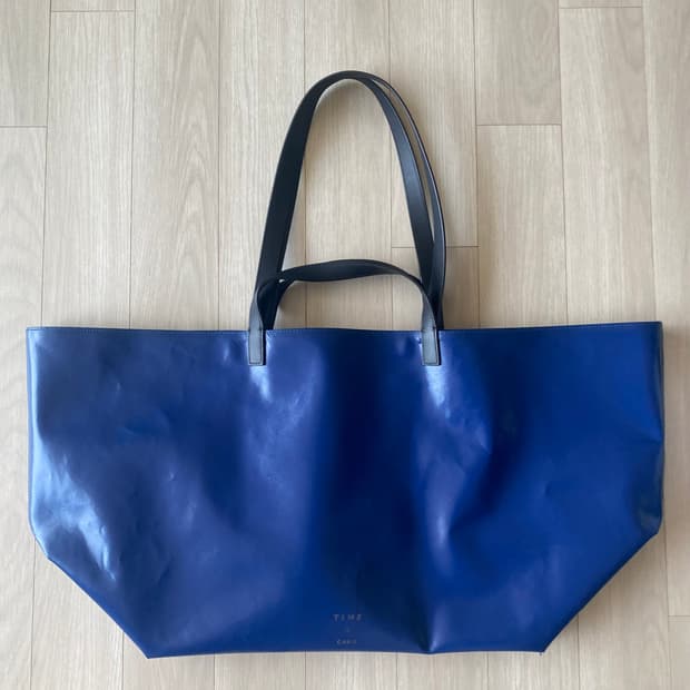 TIME x CAHU 오버사이즈 쇼퍼백