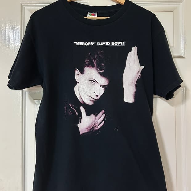 보위 히어로즈 티셔츠 david bowie