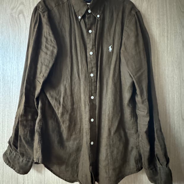 폴로 린넨 셔츠 M size