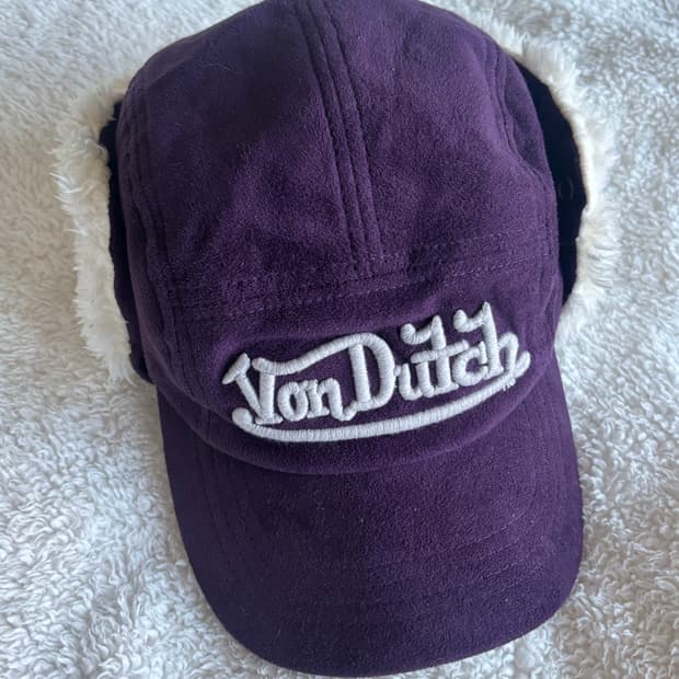 본더치 트루퍼 퍼모자 퍼플