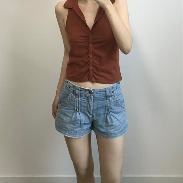 홀리스터 카라 홀터 나시