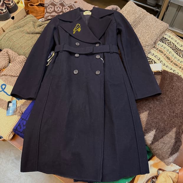 이바나헬싱키 핀란드 생산 유럽 브랜드 스티치 코트 XS 44