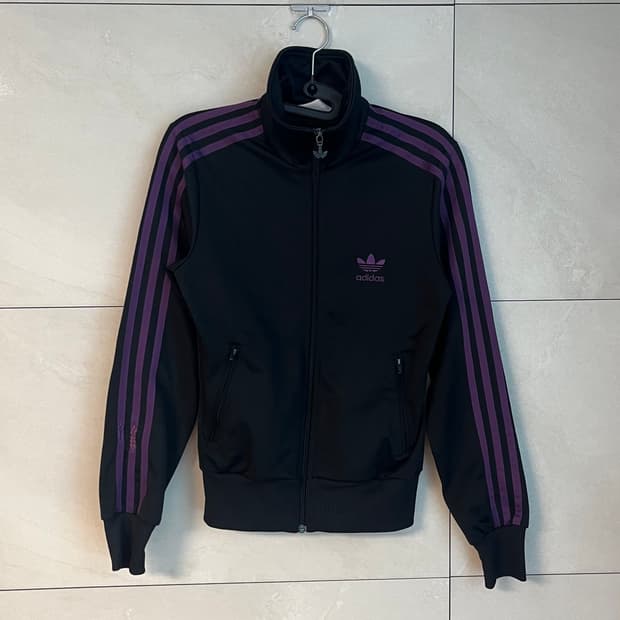 아디다스 파이어버드 빅로고 대장 져지 블랙,퍼플 [90]