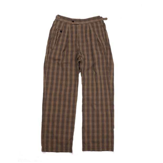 피그벨 Phigvel Check Pattern Cotton Pants