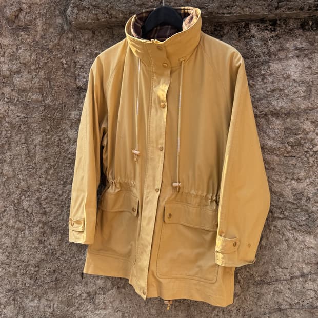 버버리 하이넥 사파리자켓 