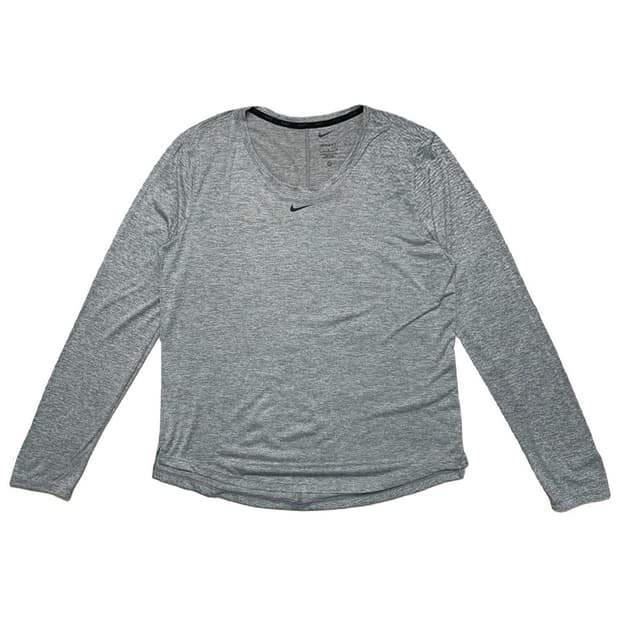 NIKE 드라이핏 롱슬리브 그레이 L