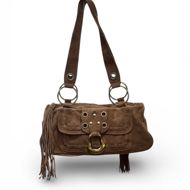 GUESS 빈티지 y2k 스웨이드 숄더백