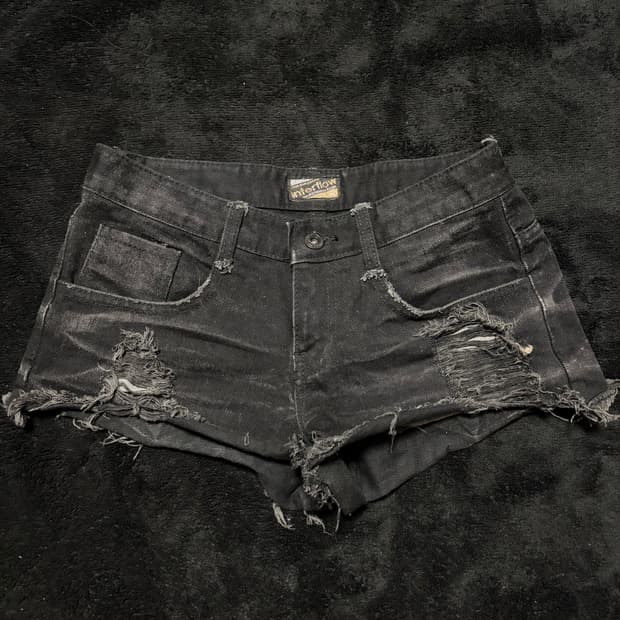 빈티지 블랙 반바지