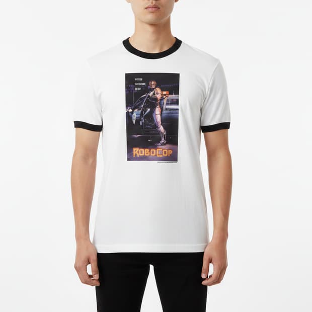 1987년 빈티지 오리온 픽쳐스 로보캅 영화 홍보 티셔츠
