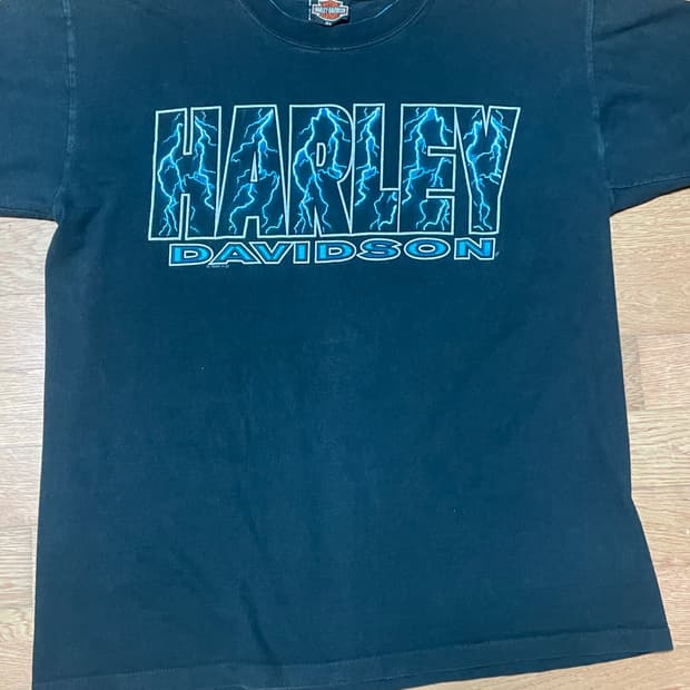 90s 할리데이비슨 라이트닝 Short sleeve
