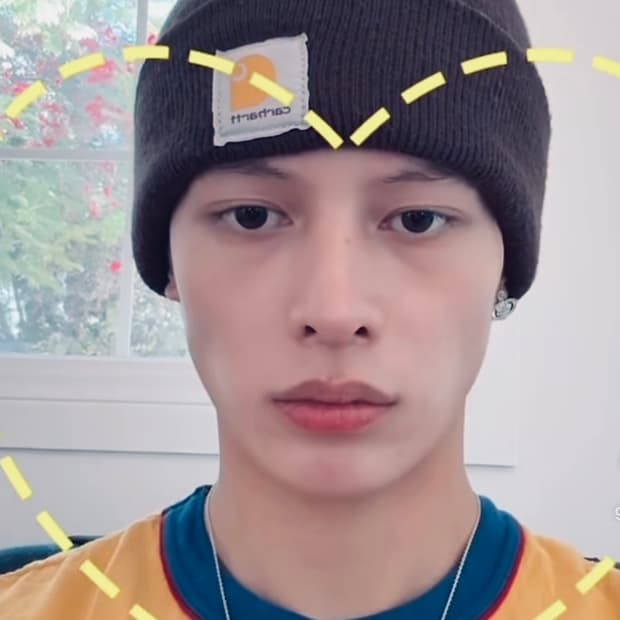 칼하트 니트 롱비니 블랙 os