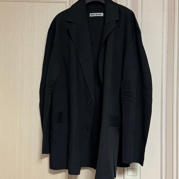 2 이세이미야케 프레스드 오버사이즈 블레이저 자켓