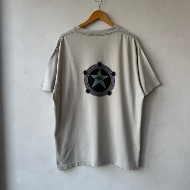 90s 스투시 스타 로고 티셔츠