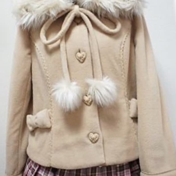 엔젤릭프리티 리본 하트 숏코트 라떼갸루 리즈리사 엑시즈팜