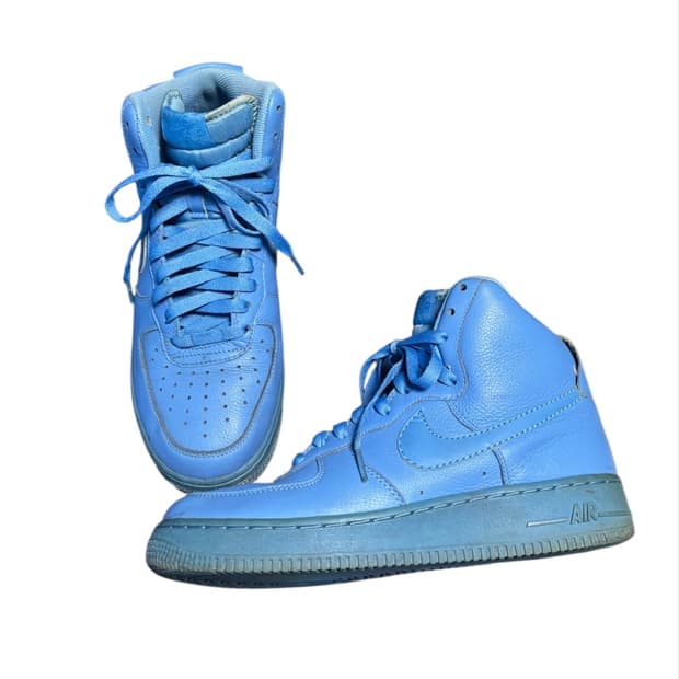 07 Nike Air Force High Sky Blue