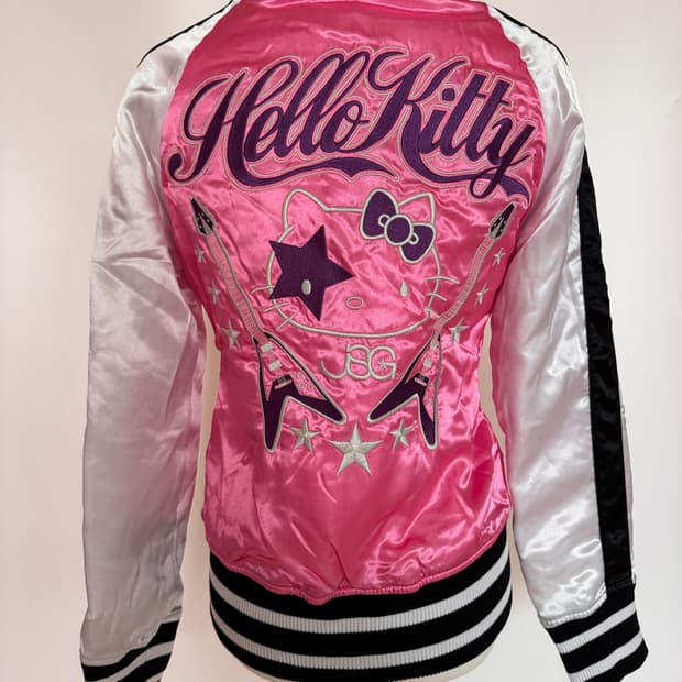 Hello kitty 키치 갸루봄버자켓 