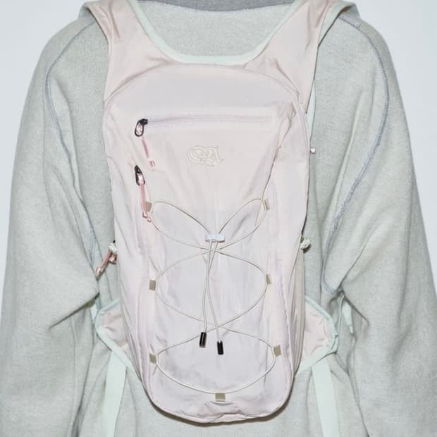 새상품 스컬프터 발레리나 핑크 나일론 백팩