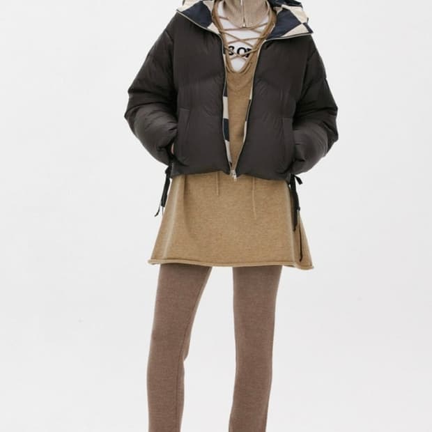 구 더오픈/오픈와이와이 Checker Board 패딩