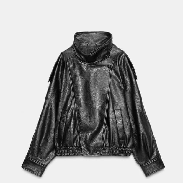 자라 생로랑맛 레더자켓