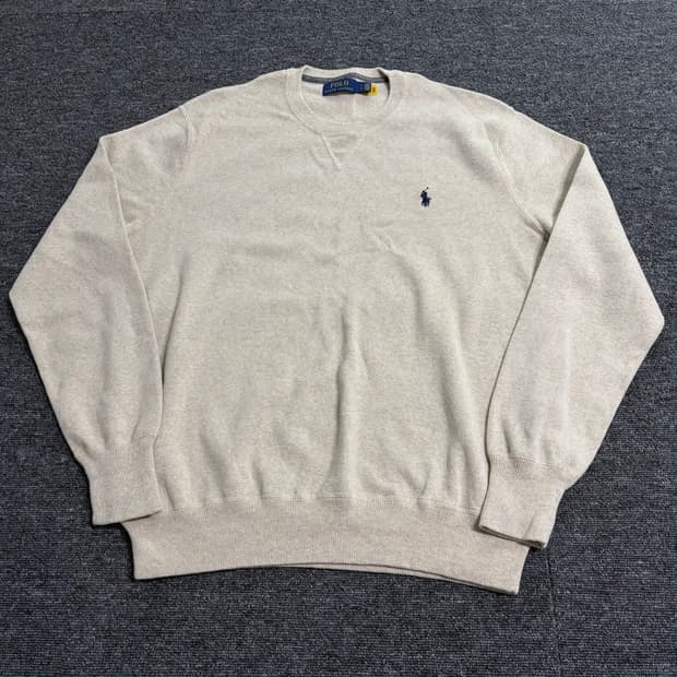 폴로 랄프로렌 오트밀 니트