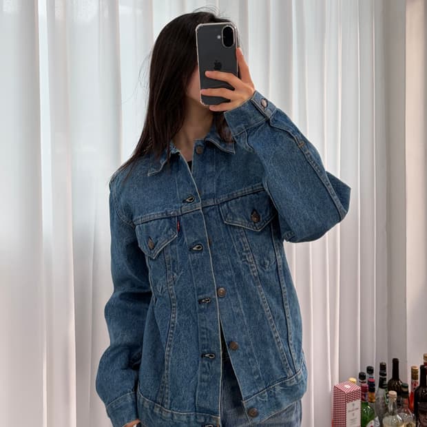 [S]리바이스 USA 80s 3세대 데님 트러커 자켓 70505 0217