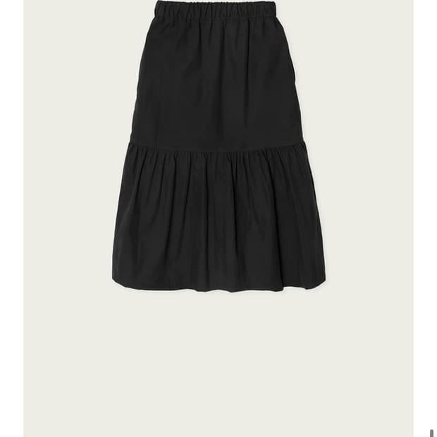 페스토 LOW SHIRRING SKIRT BLACK