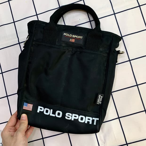 폴로 스포츠 미니 토트백