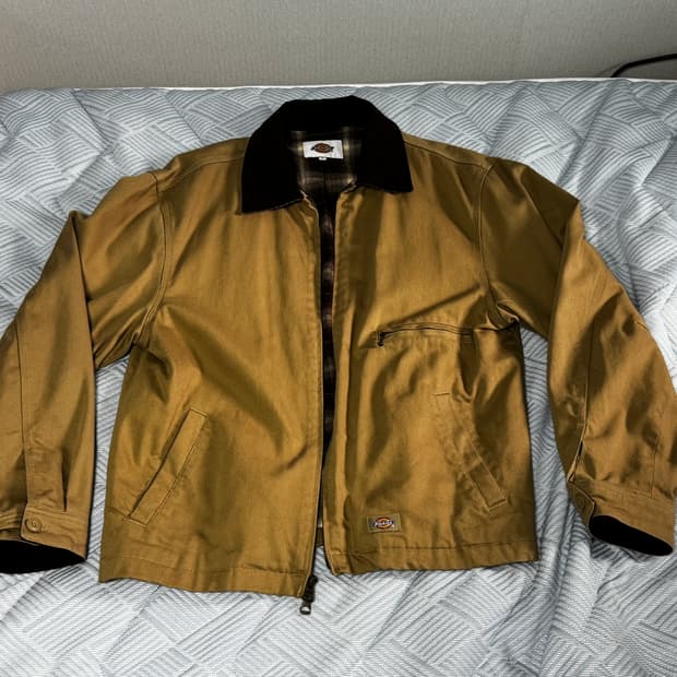 [L] 디키즈 트윌 워크 재킷 Khaki