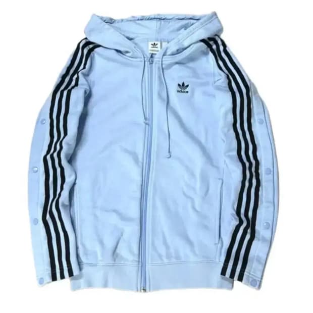 아디다스 오리지널스 빈티지 후드집업 베이비블루 파스텔 대장