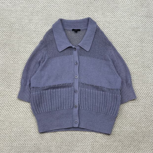 코스 매쉬 패널 가디건 r3517 