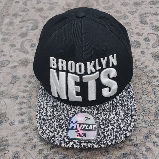 NBA 브루클린 네츠 네이비 / 카모 스냅백 F