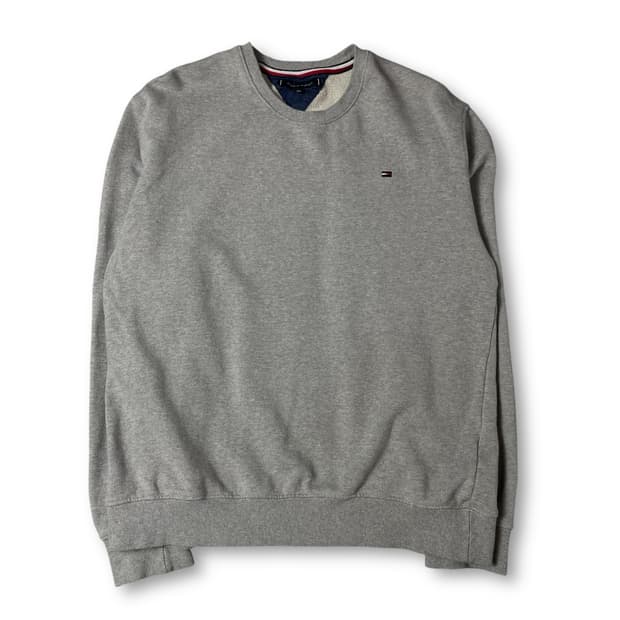 타미힐피거 그레이 자수로고 맨투맨 XL