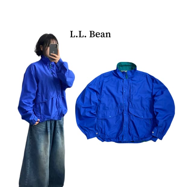 엘엘빈 80s~90s 윈드 릿지 바람막이 자켓