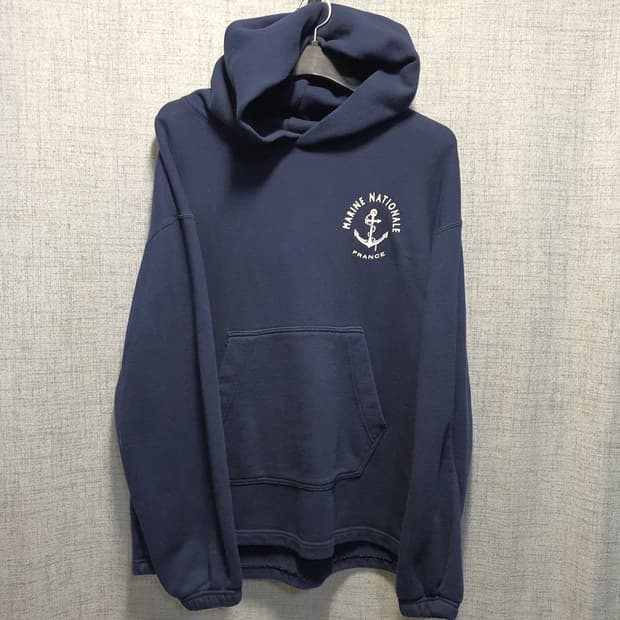 토마스모어 남성 프렌치 마린 후드티 