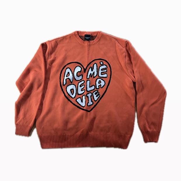 아크메드라비 프론트 하트 니트 ACME DE LA VIE knit