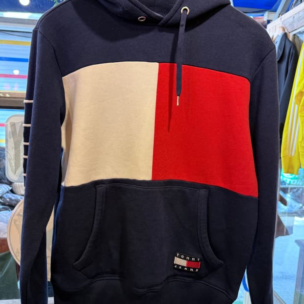 타미힐피거 빅플래그 후드티