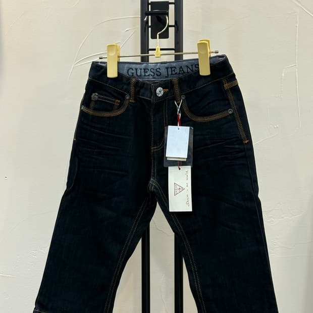 게스 7부 청바지