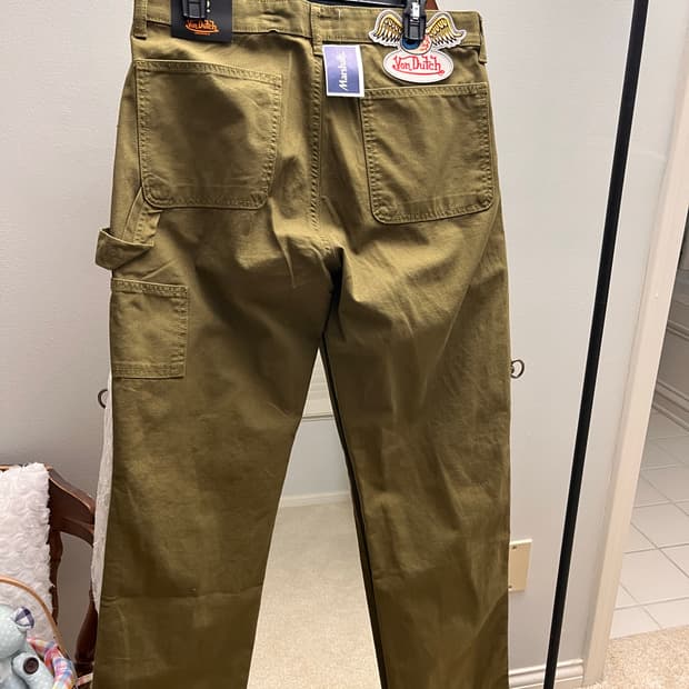 [새상품/32*30] 본더치(Von Dutch) 모스 그린 더블니