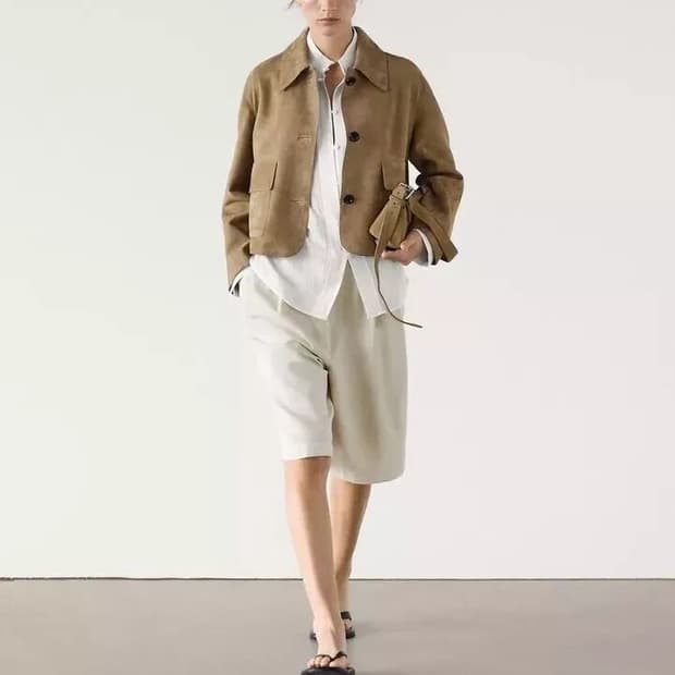 마시모두띠 스웨이드 자켓