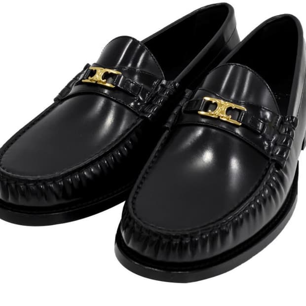 셀린느 남성 트리옹프 루코 로퍼 41 (260mm) 블랙