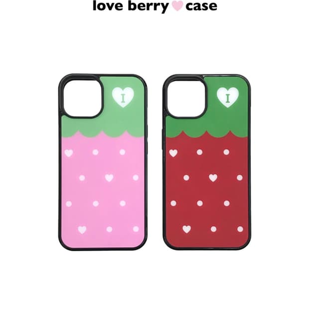 아이썸머리 러브 베리 딸기 (아이폰 15+) 핑크색 새상품
