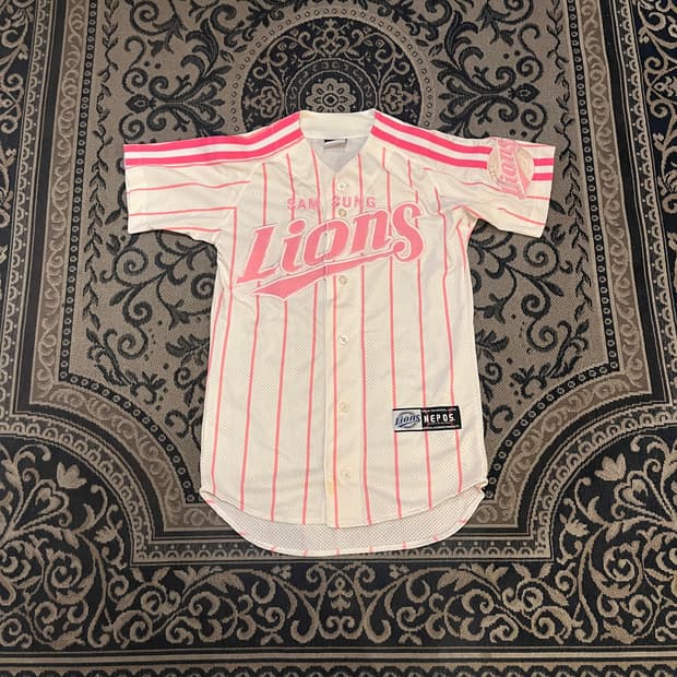 95 네포스 삼성라이온즈 핑크 노마킹 유니폼/W2586